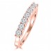 0.50 ct Ladies Round Cut Diamond Wedding Band in 14 kt Rose Gold 0.50 ct Ladies Round Cut Diamond Wedding Band in 14 kt Rose Gold